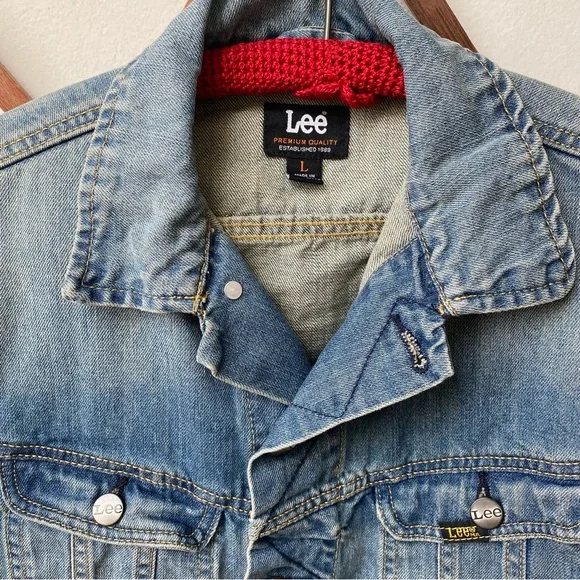 90s Vintage Lee Denim Trucker Jean Jacket